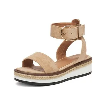 Dámské baleríny Espadrilky DeeZee WS091-01 Béžová 38