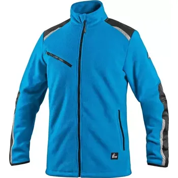 pracovní bunda CXS 4ENVI SOLIS bunda pán. fleecová modro-černá - v. XXXL