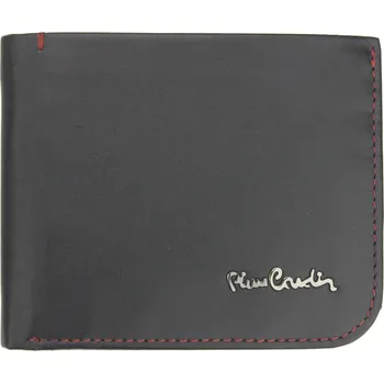 Peněženka Pánská kožená peněženka Pierre Cardin Rikke - černo-červená
