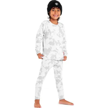 Pánské tričko SIROKO Chlapecký set teplého funkčního prádla Magic Ice 9 LET BÍLÁ|ŠEDÁ