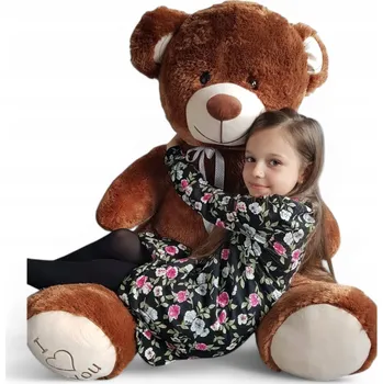 plyšák Plyšová Hračka medvěd 160 cm 0 + Hnědá