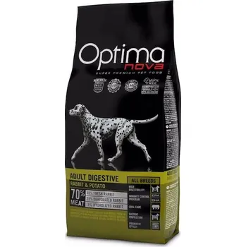 Krmivo pro psa OPTIMAnova Dog Adult Digestive Rabbit & Potato GF 12 kg