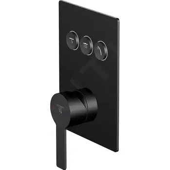 Vodovodní baterie Steinberg 390 Baterie pod omítku pro 3 spotřebiče, matná černá, 390 2231 3 S