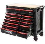Tagred TA196, Dílenský vozík s nářadím | 541ks | velký | 12 zásuvek | dřevěná deska