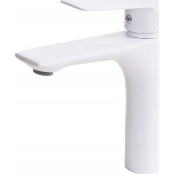 Vodovodní baterie Stojánková umyvadlová baterie Omeble bílá