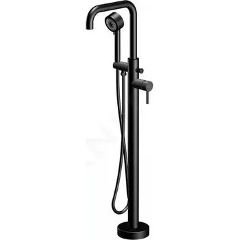 Vodovodní baterie Steinberg 100 Vanová baterie do podlahy, matná černá, 100 1166 S