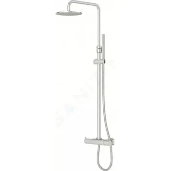 Sprchový set Steinberg 100 Sprchový set s termostatem, průměr 20 cm, kartáčovaný nikl, 100 2721 BN