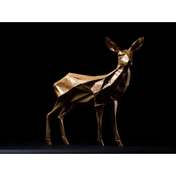 Obraz Foto obraz na plátně - Jelen na černém pozadí - P/4030/1002