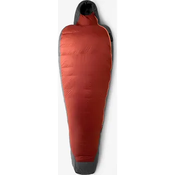 Spacák SIMOND Turistický péřový spací pytel MT 900 0 °C XL KAŠTANOVÁ|ORANŽOVÁ|ŠEDÁ
