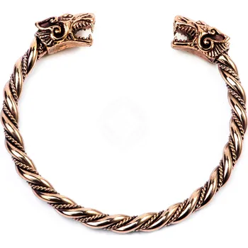 Brož Deepeka Vikingský nápažník Fenris, bronzový