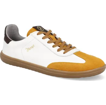 Dámské tenisky Barefoot dámské tenisky Jampi - Retro bílá/hořčice Velikost: 38