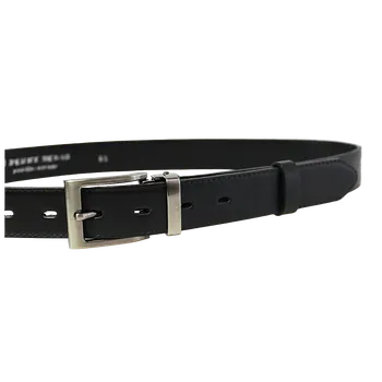 Módní doplněk Pánský společenský kožený opasek PENNY BELTS 30 mm | černý | 60030-020-4-60 obvod -pasu: 110 cm