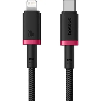 Datový kabel NoName Baseus Rychlonabíjecí kabel Dura USB/Lightning 2m 20W červeno černý 6932172669928