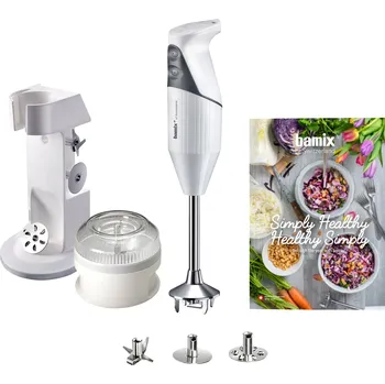 Tyčový mixér SIMPLY HEALTHY 200 W, typ D, bílá, bamix