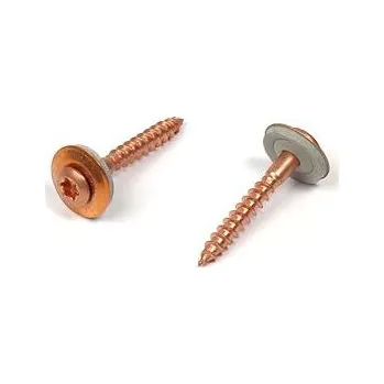 Spojovací materiál Klemp.šroub + EPDM, TX20 4,5 x 60 A2,CU / balení 200 ks