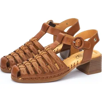 Dámské sandále Dámské kožené sandály W9G-1577 Pikolinos hnědá Barva: brandy, Velikost: 42