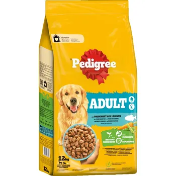 Krmivo pro psa 2x12kg Pedigree Adult s rybami a zeleninou granule pro psy - výhodné balení