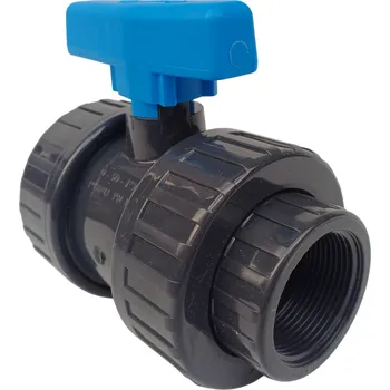 PVC kulový dvoucestný ventil, Plimex - D 63mm