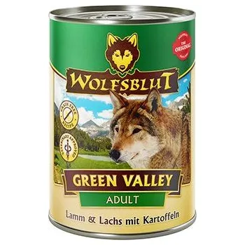 Krmivo pro psa Wolfsblut Dog Adult Green Valley konz. 395g