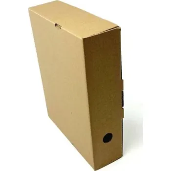 Archivační box Archivační box na dokumenty A4 - 335x257x85 mm Hnědá 10 ks