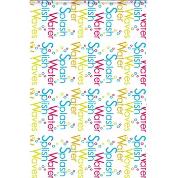 Roleta vidaXL Sprchová roleta s kazetou 160x240 cm Šířka látky 156 cm [4014985] Barva: Barevná slova