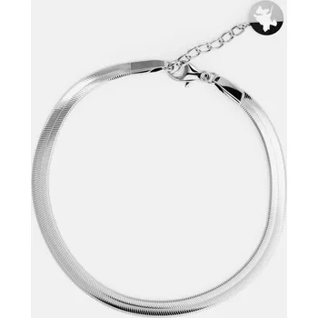 Náramek SNAKE BRACELET, stříbrná - 16+2 cm