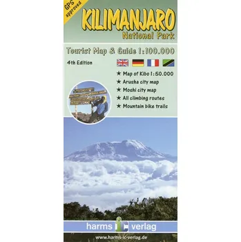 Kilimanjaro National Park Tourist Map & Guide 1 : 100.000