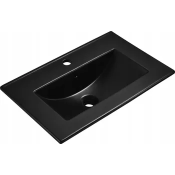 Umyvadlo Umyvadlo na desku obdélníkové Omeble černé