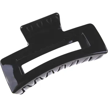 Biju - Spona do vlasů - skřipec obdélník, černá barva