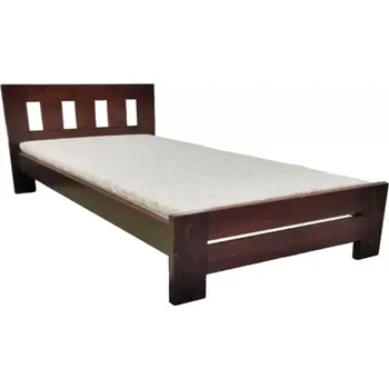 Postel Dřevěná vyvýšená postel Kuba - smrk, 200x90