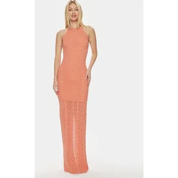 Dámské šaty Guess Večerní šaty Belle W4GK80 Z36O0 Korálová Slim Fit XXL