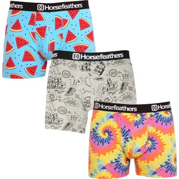 Boxerky 3PACK pánské boxerky Horsefeathers Sidney (AM70Y164BD) XL Možnost vrácení zboží ZDARMA do 120 dnů!