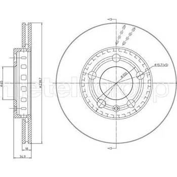 Brzdový kotouč Brzdový kotouč METELLI 23-0614C