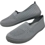 Fashion Dámské šedé nadměrné baleríny 01 Barva: Šedá, Velikost: 39