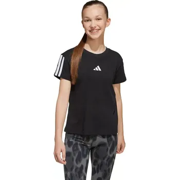 Dětské bavlněné tričko adidas JJ0946 černá 99X, vel. 152