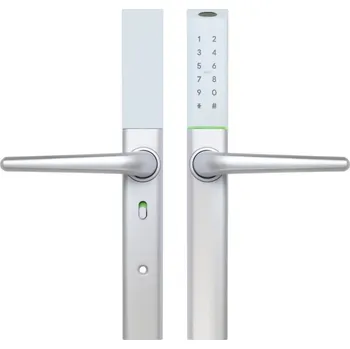 Dveřní kování DH.S3B.STR digitální klika Stříbrná