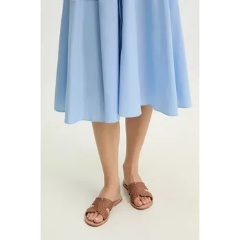 Dámské pantofle Kožené pantofle Answear.LAB dámské, hnědá barva RSP10173 88X, EUR 37