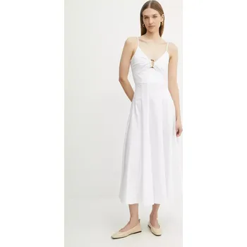 Dámské šaty Bavlněné šaty Simona Corsellini P25CPAB011 bílá 00X, vel. 40