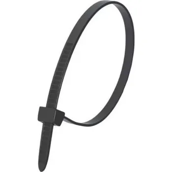 Vázací drát Vázací pásky 2,5x140mm,nylon,100ks,černá / balení 1 ks