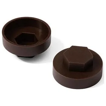 Šroub Krytka šroubu TEX pr. 4.8/OK 8, hnědá - Balení 200 ks