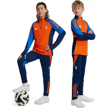 Chlapecké oblečení Dětské tepláky adidas Performance JUVE TR PNTY tmavomodrá barva, vzorované, IS5818 59X, vel. 176