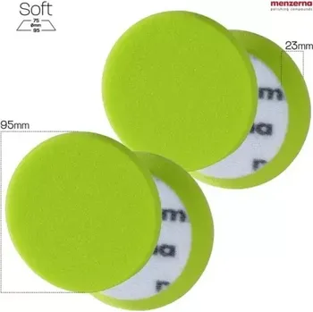 MENZERNA Soft Cut Foam Pad - Pěnový lešticí kotouč zelený 2ks 95mm