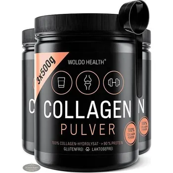 Kloubní výživa WoldoHealth® 100% Hovězí kolagen - zvýhodněné balení - 3x500g