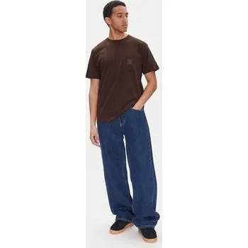 Pánské tričko DC Shoes T-Shirt ADYZT05377 Hnědá Heritage Fit XL