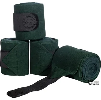 Koňské kamaše Bandáže HKM -COMBO- - Vínová