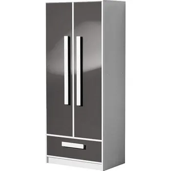 Šatní skříň DAVID šedý šatní skříň 1