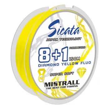 Mistrall šňůra Sicata JGS X8+1 0,12mm 150m-MZM3623312