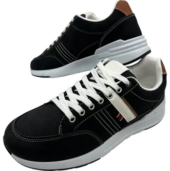 Pánské tenisky Ballgame Pánské černé šněrovací tenisky 17 Barva: Černá, Velikost: 41