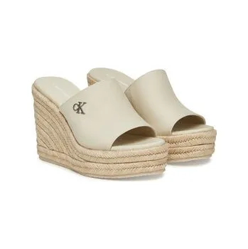 Calvin Klein Jeans Espadrilky Wedge Rope Slide Mg YW0YW01699 Écru 41