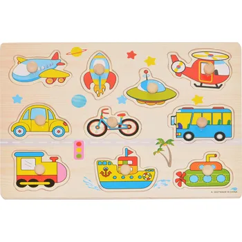 Hračka pro nejmenší Vkládačka doprava 30 x 22 cm